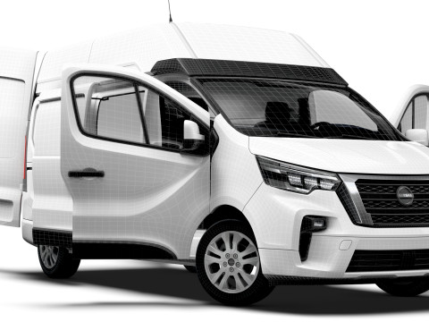 Nissan Primastar Van L2H2 HQInterior 2026 3D Model