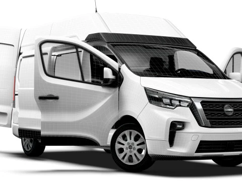 Nissan Primastar Van L2H2 HQInterior 2026 3D Model
