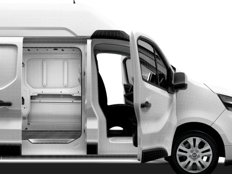 Nissan Primastar Van L2H2 HQInterior 2026 3D Model