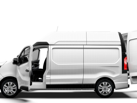Nissan Primastar Van L2H2 HQInterior 2026 3D Model