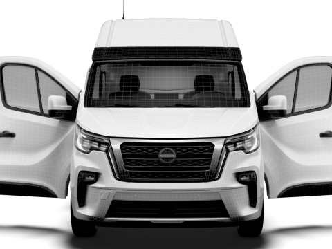 Nissan Primastar Van L2H2 HQInterior 2026 3D Model