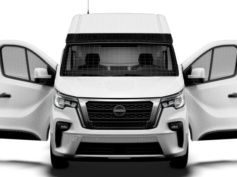Nissan Primastar Van L2H2 HQInterior 2026 3D Model