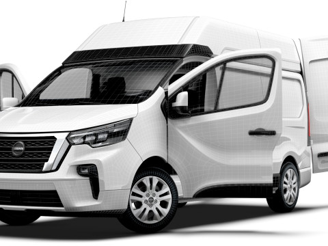 Nissan Primastar Van L2H2 HQInterior 2026 3D Model