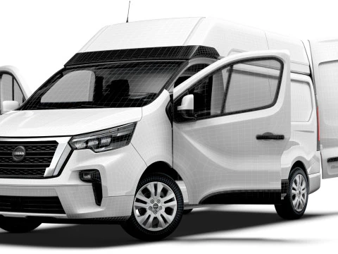 Nissan Primastar Van L2H2 HQInterior 2026 3D Model