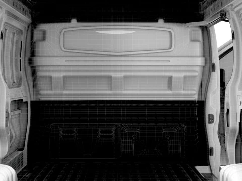 Nissan Primastar Van L2H2 HQInterior 2026 3D Model