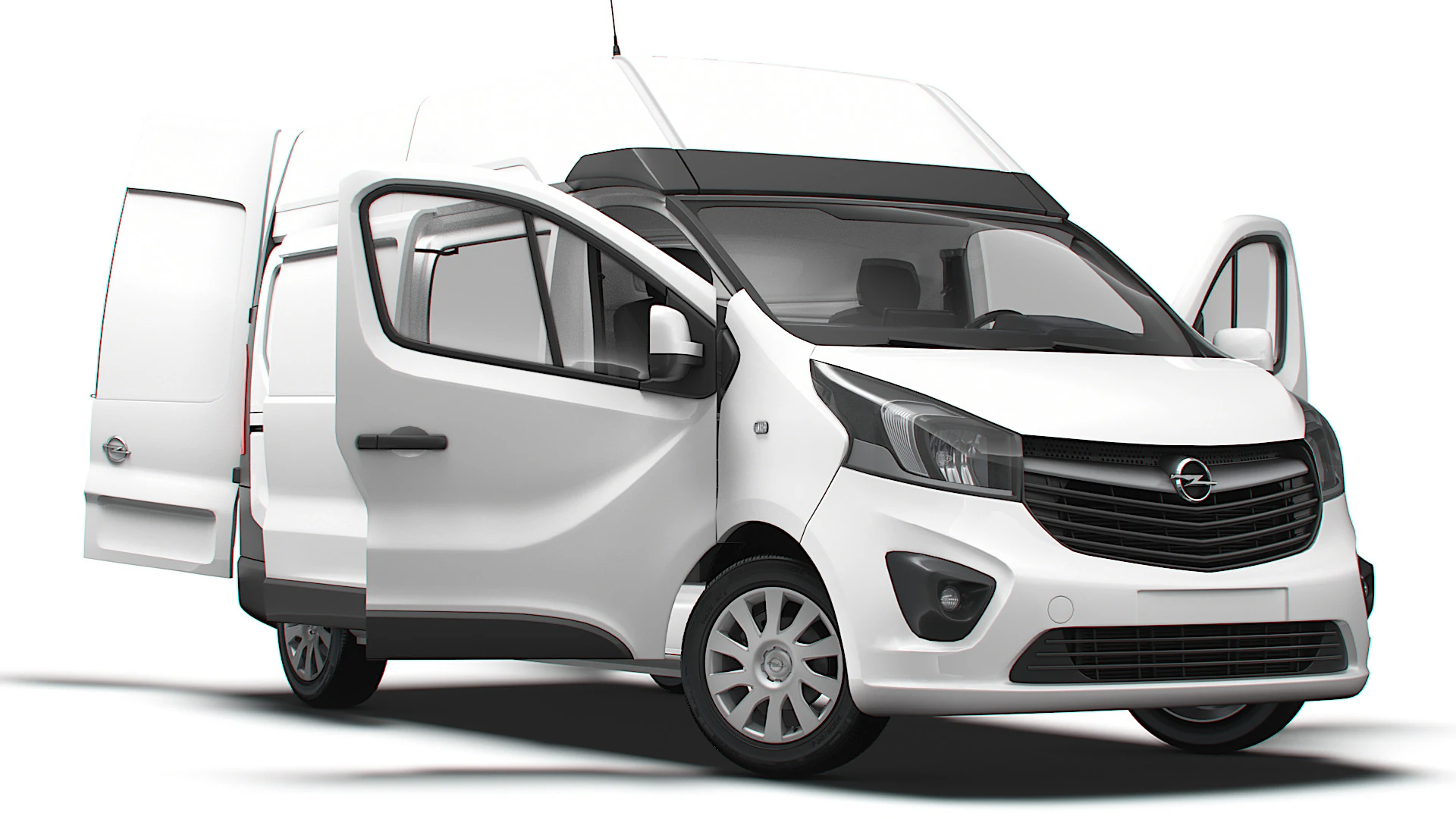 Opel Vivaro Van L2H2 HQInterior 2019 3D Model .c4d .max .obj .3ds .fbx .stl .blend 