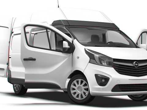 Opel Vivaro Van L2H2 HQInterior 2019 3D Model