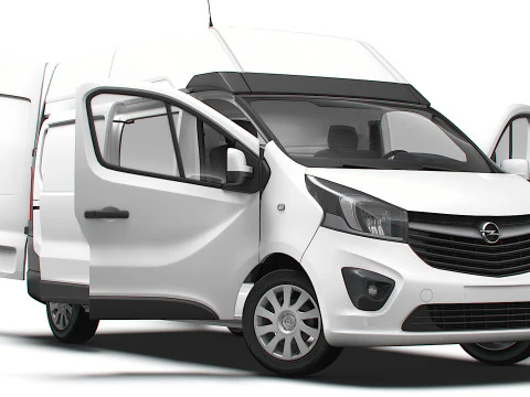 Opel Vivaro Van L2H2 HQInterni 2019 Modello 3D