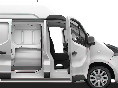 Opel Vivaro Van L2H2 HQInterior 2019 Model 3D