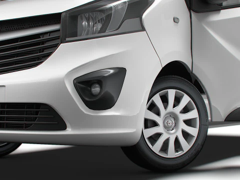 Opel Vivaro Van L2H2 HQInterior 2019 3D Model