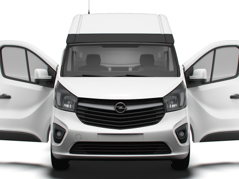 Opel Vivaro Van L2H2 HQInterior 2019 Model 3D
