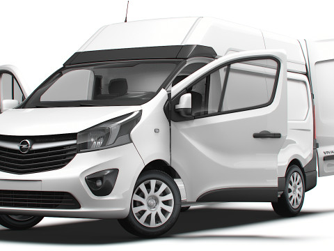 Opel Vivaro Van L2H2 HQInterior 2019 Model 3D