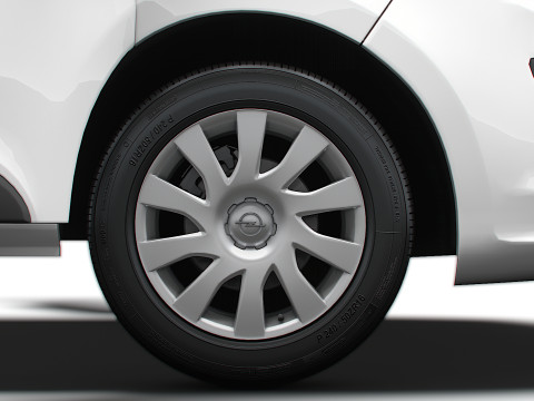 Opel Vivaro Van L2H2 HQInterior 2019 Model 3D
