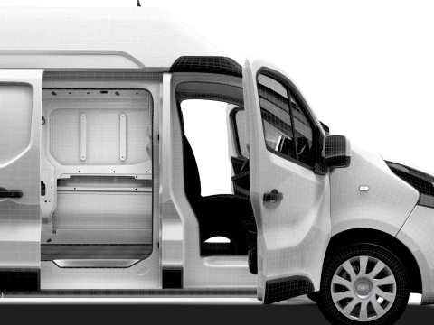 Opel Vivaro Van L2H2 HQInterior 2019 3D Model