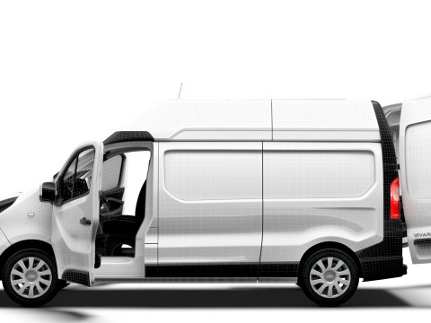 Opel Vivaro Van L2H2 HQInterior 2019 Model 3D