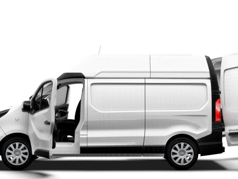 Opel Vivaro Van L2H2 HQInterior 2019 3D Model