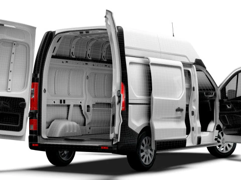 Opel Vivaro Van L2H2 HQInterior 2019 3D Model