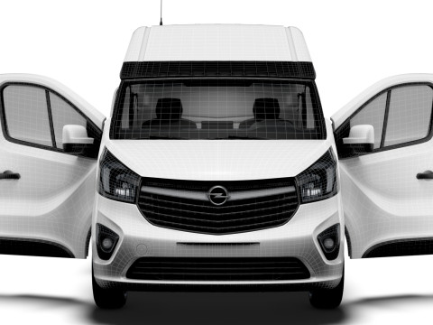 Opel Vivaro Van L2H2 HQInterior 2019 Model 3D