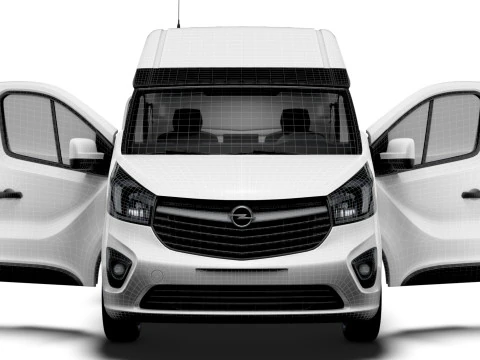 Opel Vivaro Van L2H2 HQInterior 2019 3D Model