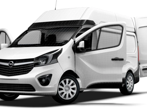 Opel Vivaro Van L2H2 HQInterior 2019 3D Model