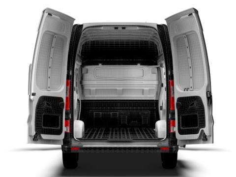 Renault Trafic Van L2H2 HQInterior 2024 Modello 3D