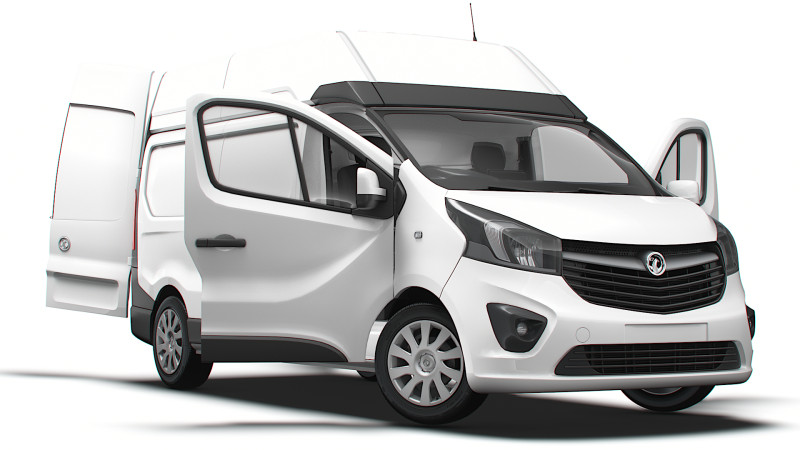 Vauxhall Vivaro Van L2H2 HQInterior 2019 3D Model .c4d .max .obj .3ds .fbx .stl .blend