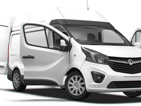 Vauxhall Vivaro Van L2H2 HQInterior 2019 3D Model