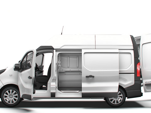 Vauxhall Vivaro Van L2H2 HQInterior 2019 3D Model