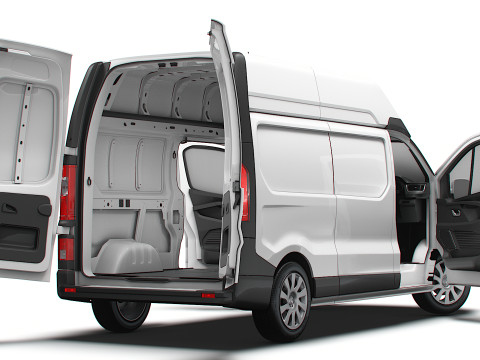 Vauxhall Vivaro Van L2H2 HQInterior 2019 3D Model
