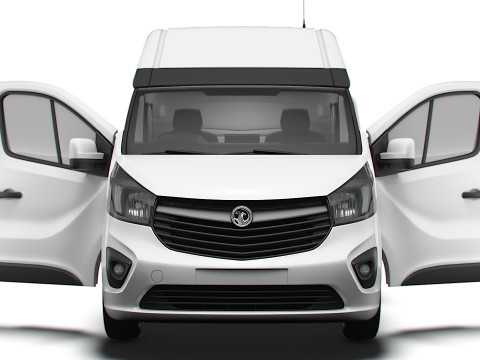 Vauxhall Vivaro Van L2H2 HQInterior 2019 3D Model