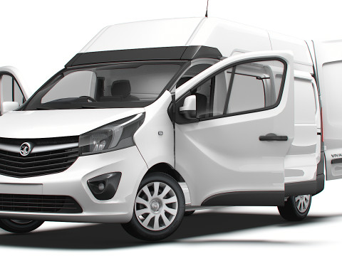 Vauxhall Vivaro Van L2H2 HQInterior 2019 3D Model
