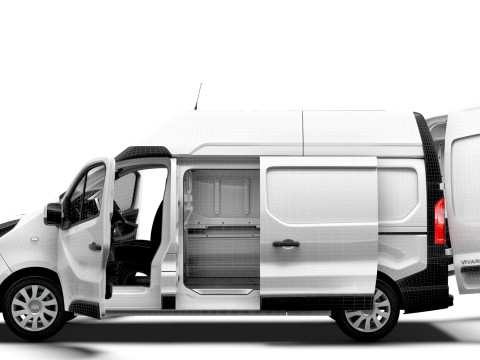Vauxhall Vivaro Van L2H2 HQInterior 2019 3D Model