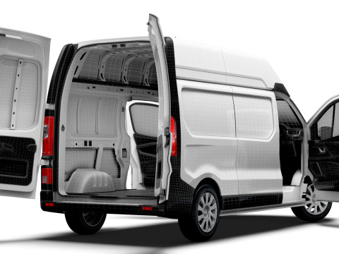 Vauxhall Vivaro Van L2H2 HQInterior 2019 3D Model