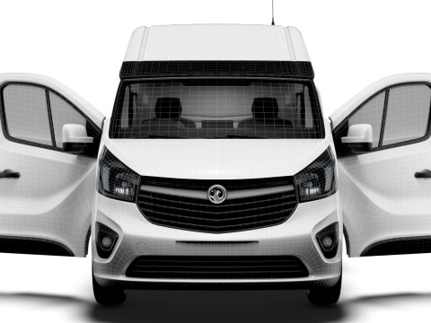 Vauxhall Vivaro Van L2H2 HQInterior 2019 3D Model