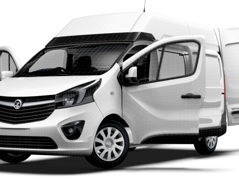 Vauxhall Vivaro Van L2H2 HQInterior 2019 3D Model
