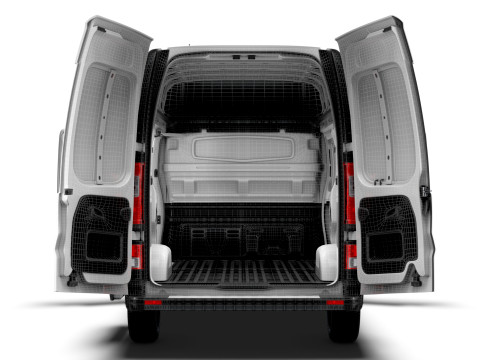 Vauxhall Vivaro Van L2H2 HQInterior 2019 3D Model