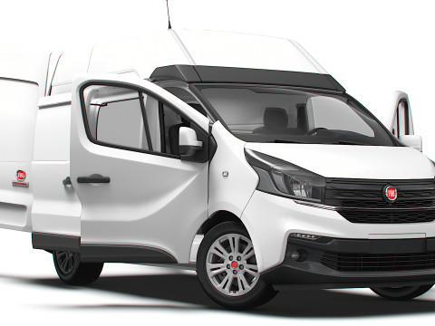 Fiat Talento Van L1H2 HQInterior 2021 Model 3D