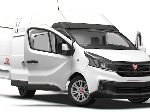 菲亚特 Talento Van L1H2 HQ 内饰 2021 3D 模型