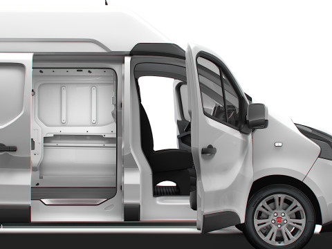 Fiat Talento Van L1H2 HQInterior 2021 Model 3D