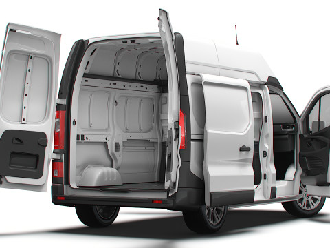Fiat Talento Van L1H2 HQInterior 2021 Model 3D