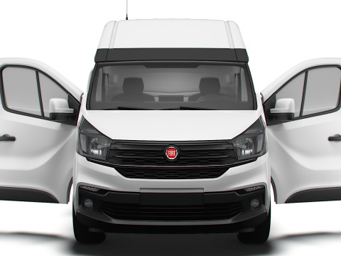 Fiat Talento Van L1H2 HQInterior 2021 Model 3D