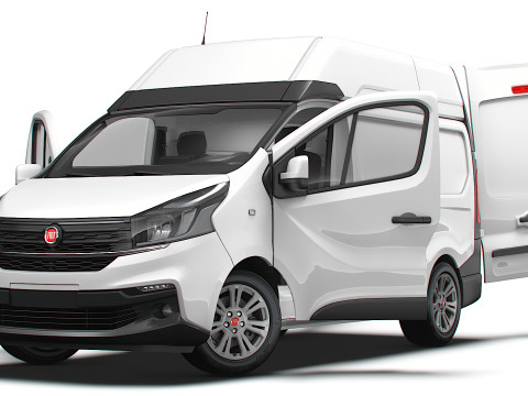 Fiat Talento Van L1H2 HQInterior 2021 Model 3D