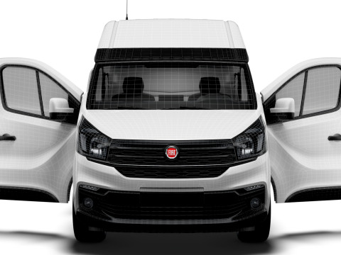Fiat Talento Van L1H2 HQInterior 2021 Model 3D