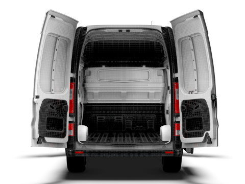 Fiat Talento Van L1H2 HQInterior 2021 Model 3D