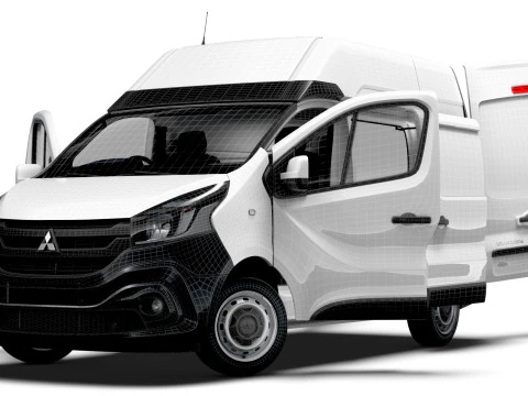 Mitsubishi Express L1H2 HQInterni 2022 Modello 3D
