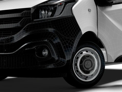 मित्सुबिशी एक्सप्रेस L1H2 HQइंटीरियर 2022 3D मॉडल