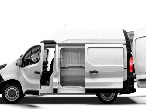 मित्सुबिशी एक्सप्रेस L1H2 HQइंटीरियर 2022 3D मॉडल