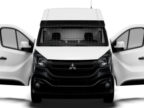 मित्सुबिशी एक्सप्रेस L1H2 HQइंटीरियर 2022 3D मॉडल