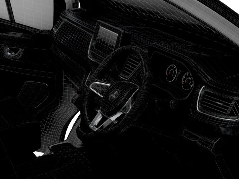 मित्सुबिशी एक्सप्रेस L1H2 HQइंटीरियर 2022 3D मॉडल