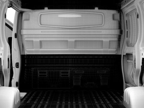 मित्सुबिशी एक्सप्रेस L1H2 HQइंटीरियर 2022 3D मॉडल